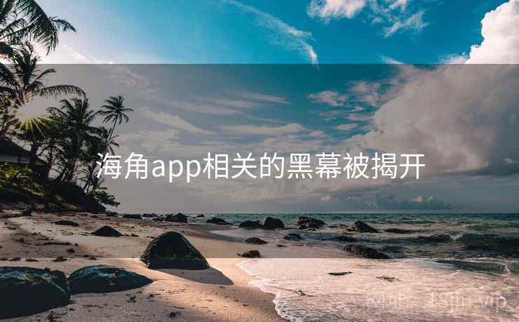 海角app相关的黑幕被揭开